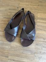 Vagabond Sandalen Leder braun Groesse 38 getragen