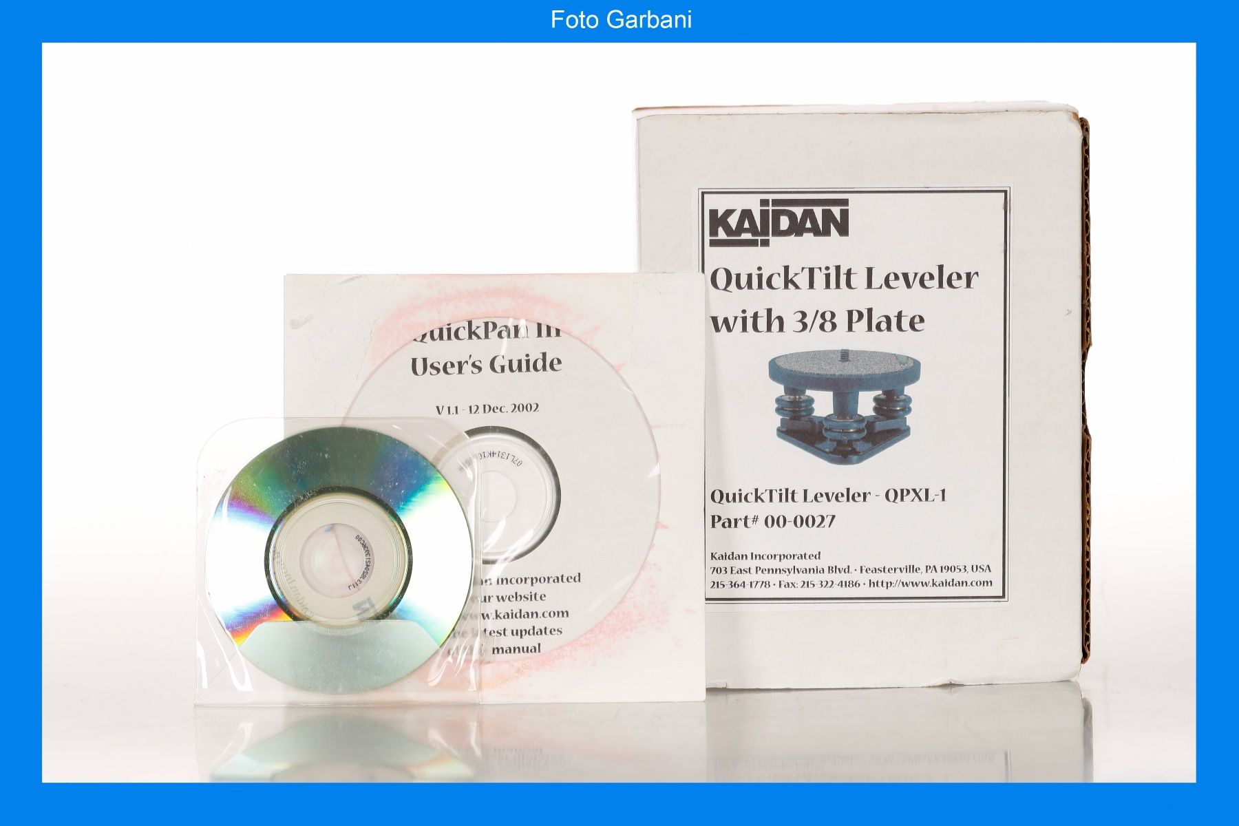 Cavalletti: Kaidan quick tilt leveler QPXL-1 – Usato da Muralto venduto da FotoGarbani 6