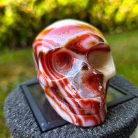 🧡 Sardonyx Schädel (hohe Qualität) 🧡385g