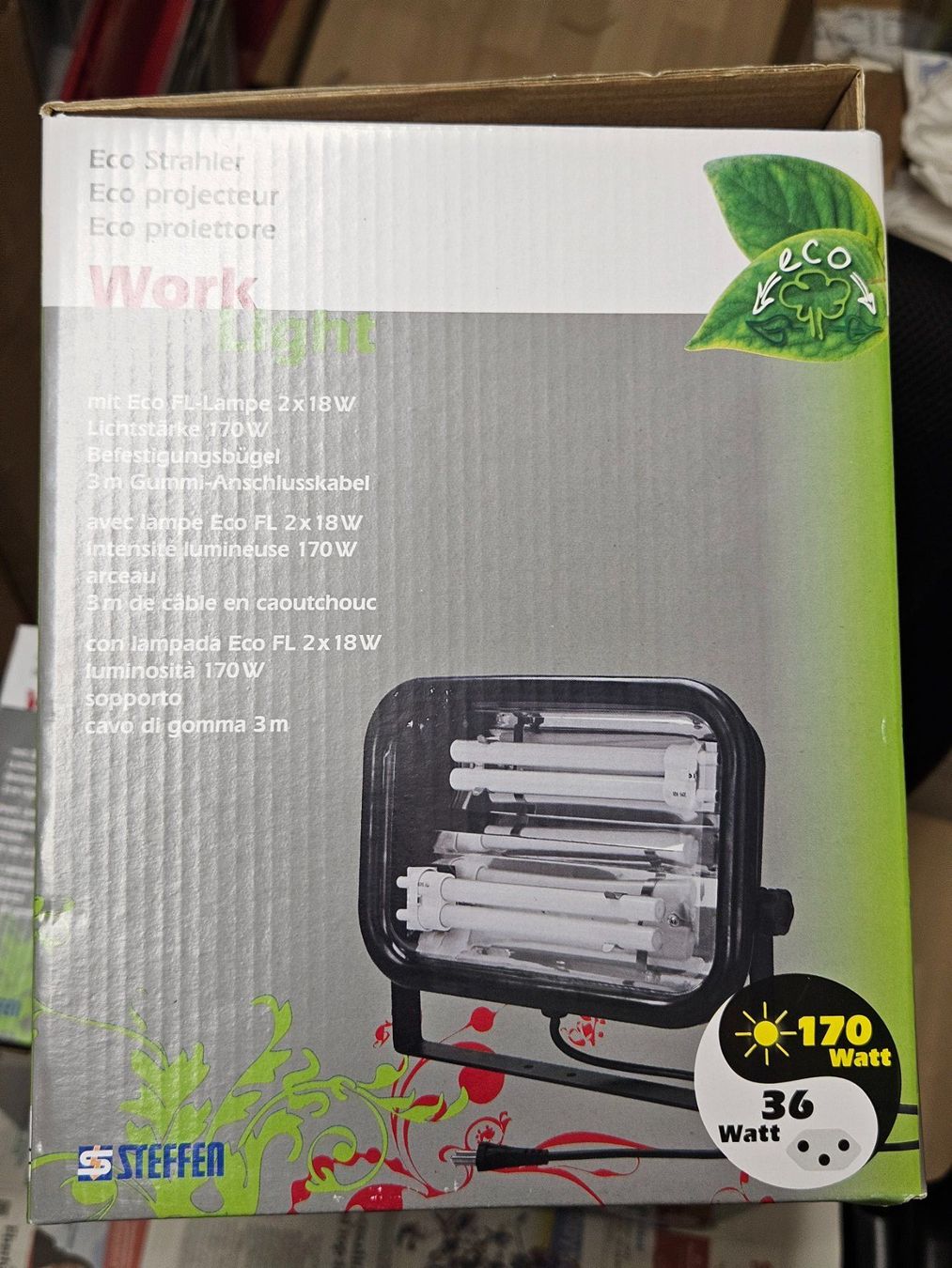 Lampen: Eco Strahler Work LightProfi 36W Steffen ArbeitLeuchte Lampe – Neu (gemäss Beschreibung) aus Kloten von Euroasia 4
