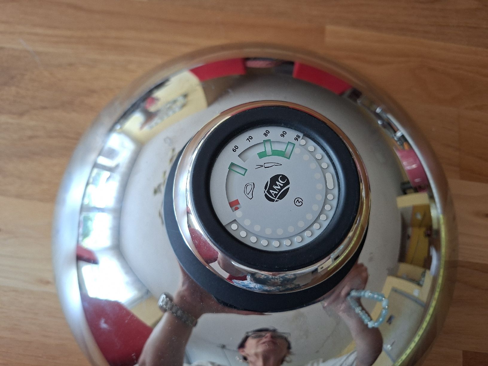 Amc Padelle: AMC Deckel inklusive Thermometer guter Zustand – Nuovo (secondo la descrizione) da Meinisberg venduto da Destiny1972 1