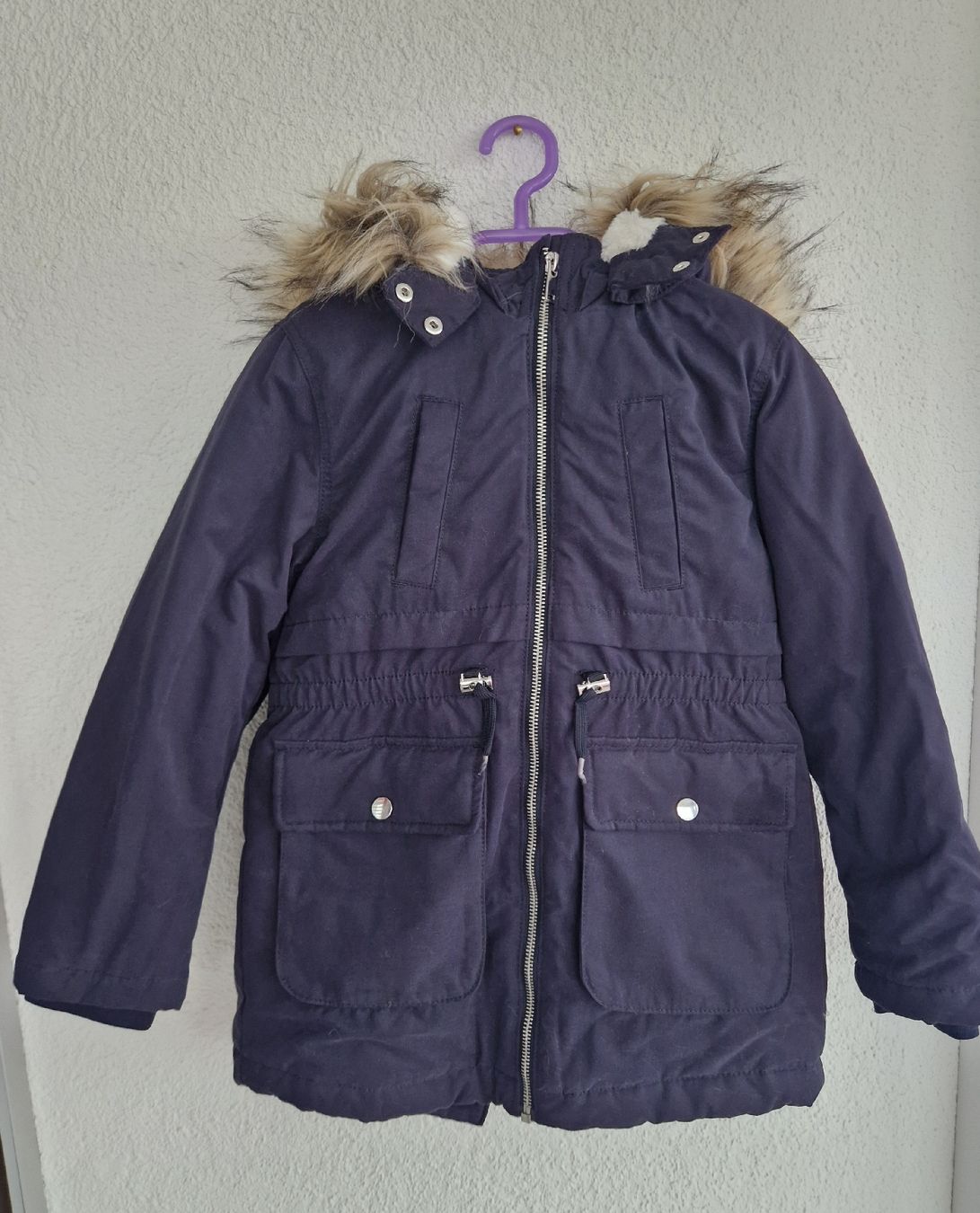 Giacche & Cappotti: Winterjacke/Parka Gr. 128 Blau – Nuovo (secondo la descrizione) da Emmenbrücke venduto da _Maria