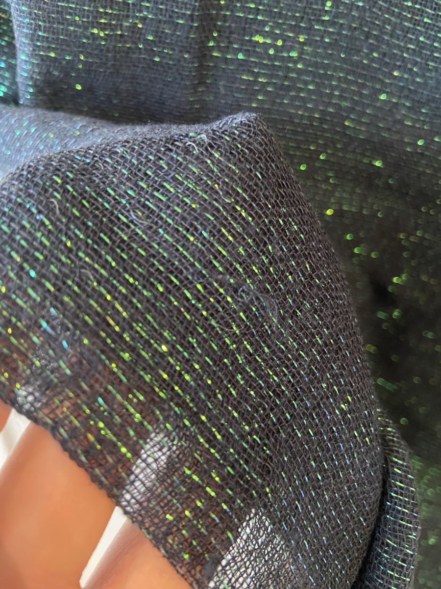 Zara Foulard & Sciarpe: Zara Schal/Tuch petrol mit Lurex – Usato da Dietlikon venduto da Luna77 3
