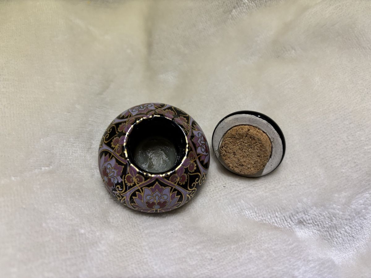 Tutte le decorazioni: Wunderschönes Cloisonné Döschen, floral, mit Deckel! – Usato da Frauenfeld venduto da Fubech 1