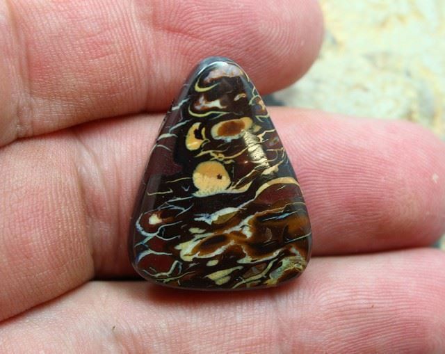 Ketten: Boulder Opal Anhänger, Kautschukkette – Neu und originalverpackt aus Oberglatt ZH von Goldfee1 3