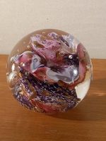 Presse papier en verre soufflé  signé Michele Luzoro 1999