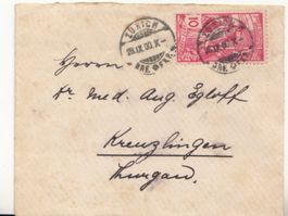 SBK 78B auf Brief Zürich - Kreuzlingen