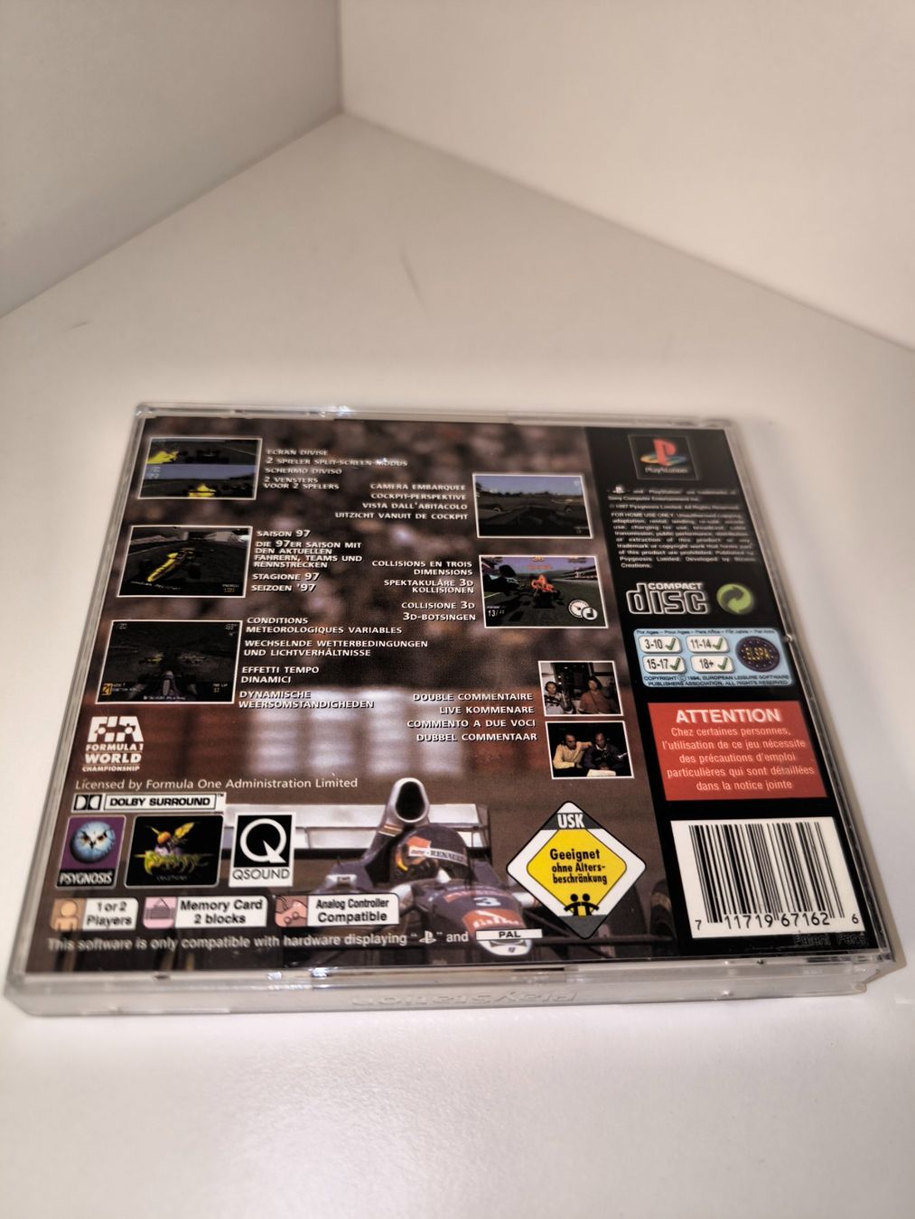 Sony Giochi: Formula1 97 - Playstation 1 – Usato da Dulliken venduto da Sefty 1