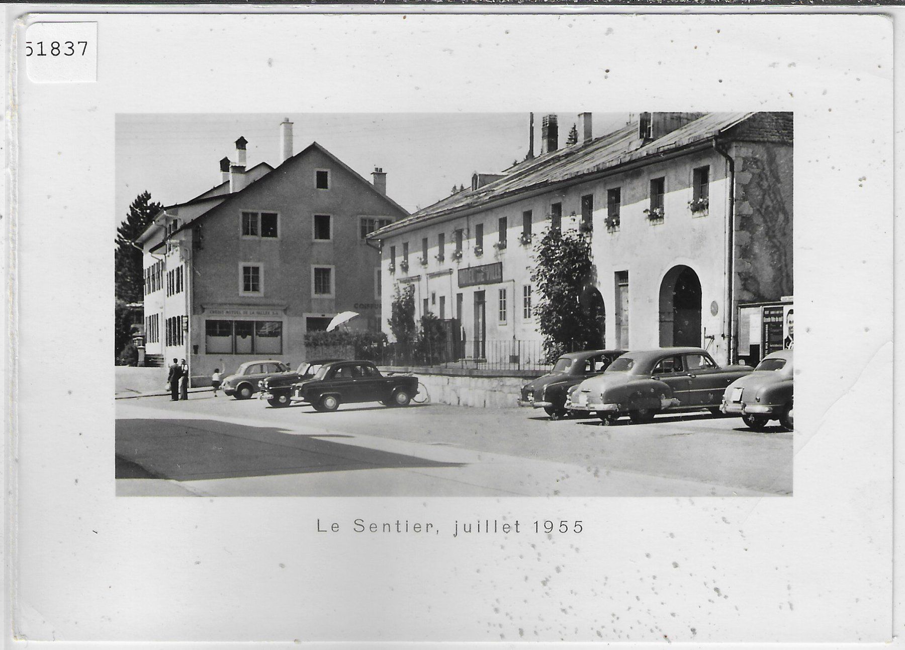 Cartoline postali: Le Sentier - Juillet 19555 – Difettoso da Ettingen venduto da Kartenplanet