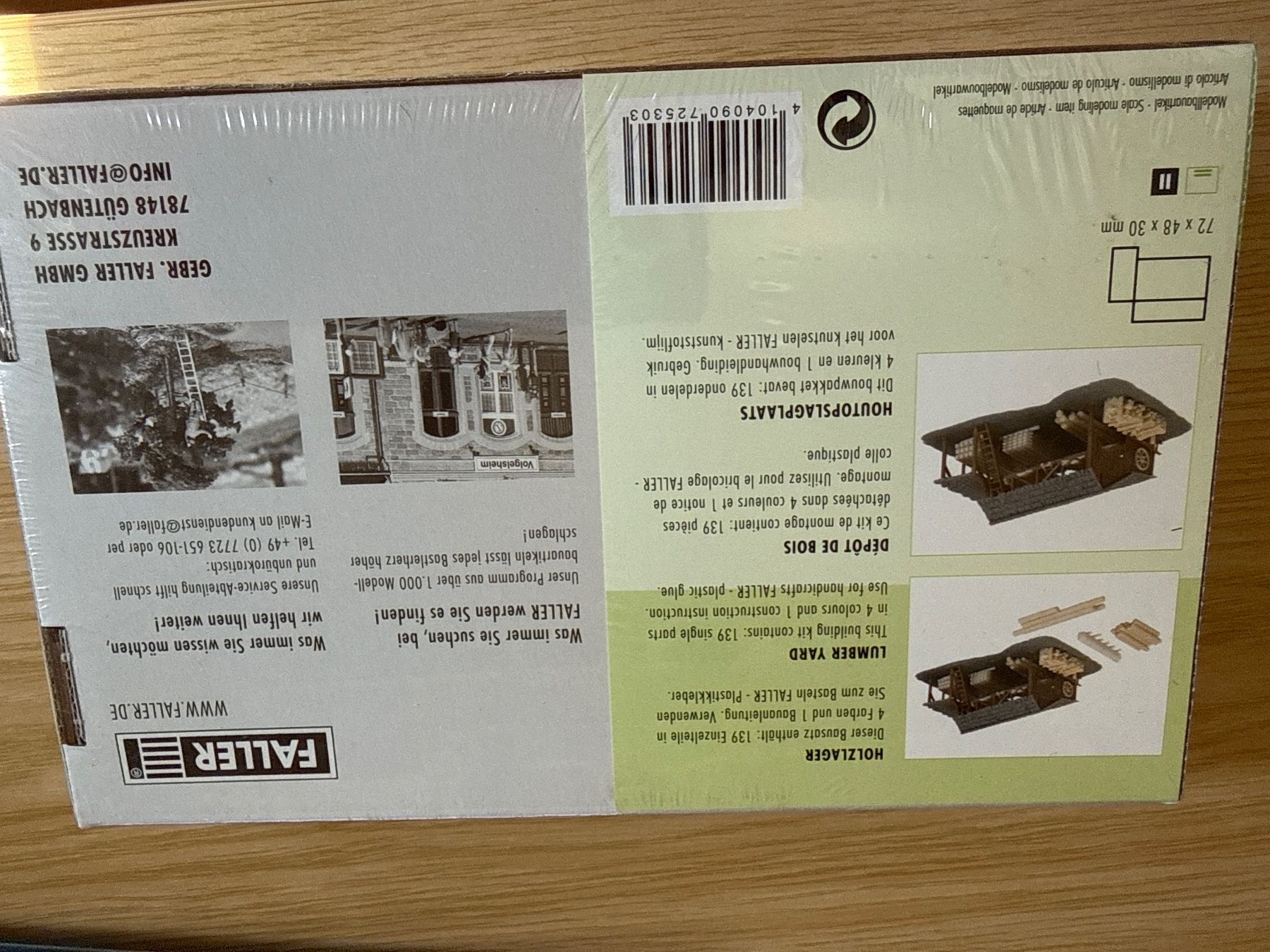 Faller Trains électriques: Faller N Holzlager – Neuf avec emballage d'origine à Rümlang par Dattel 1