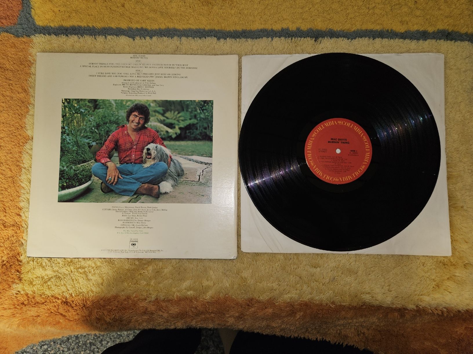 Dischi in vinile: Mac Davis Schallplatte Lp - Burnin' Thing – Nuovo (secondo la descrizione) da Lyss venduto da Alexine 1