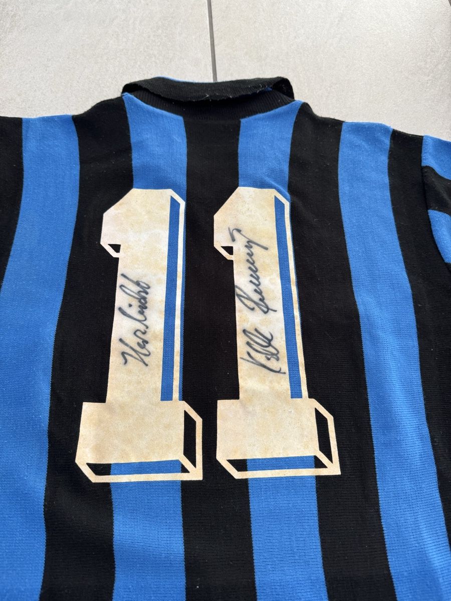 Canottiere & Pantaloni: Inter Trikot Signed by Rummenigge – Usato da Laufenburg venduto da gia_ts98 2
