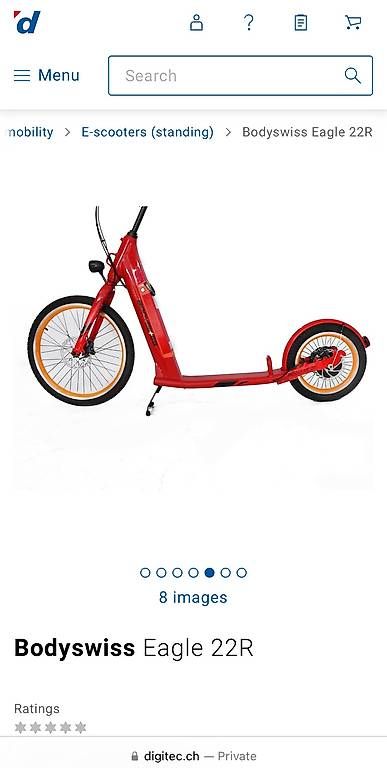 Scooter: Elektro Trotti Neu - Scooter eScooter Electro Roller – Usato da Bremgarten AG venduto da david12345