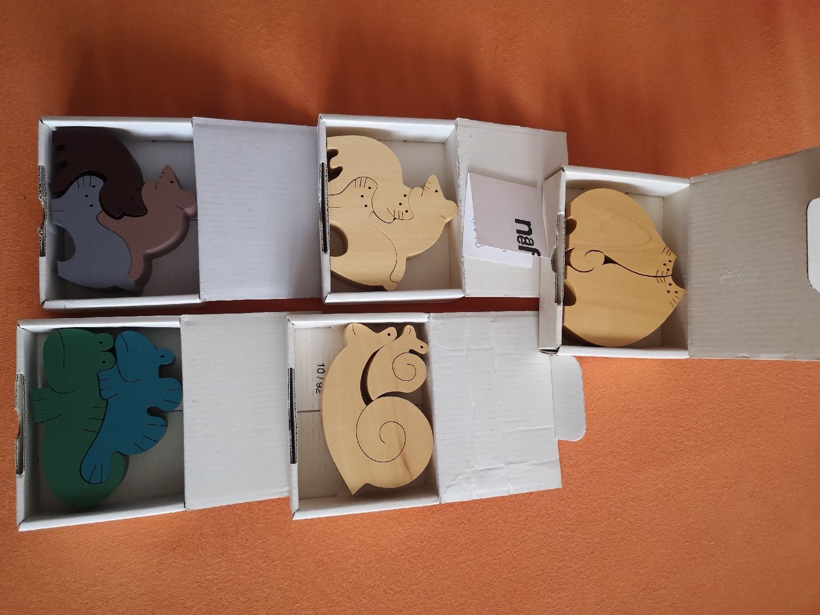 Naef Puzzle: 5 X KURT NAEF HOLZPUZZLE OVP – Nuovo e nell'imballaggio originale da MUEHLEBERG venduto da Cocolinette 1