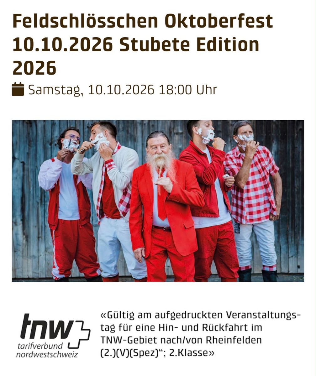 Biglietti: 2x Feldschlösschen Oktoberfest Ticket – Nuovo (secondo la descrizione) da Basel venduto da Maur1n.m