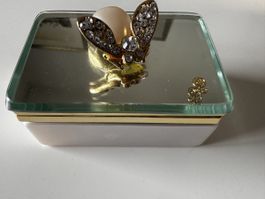 Set of Jewel Box + vase with Bee