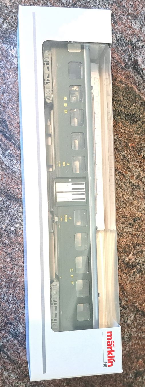Märklin Modellini di ferrovie: Märklin H0 SBB Waggons 3Stk – Nuovo (secondo la descrizione) da Frauenfeld venduto da Fusel1909 3