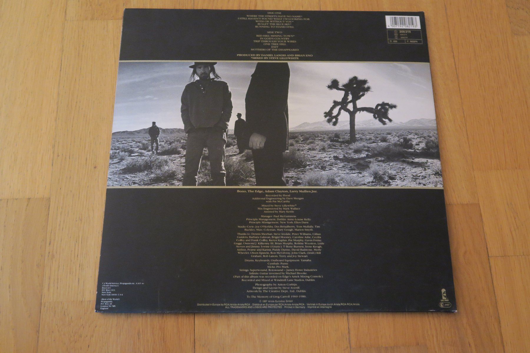 Vinyles: U2 – The Joshua Tree – D'occasion à Thun par Karibu70 2