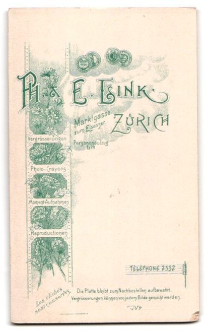 Fotografie &  Plakate: Fotografie Ph., E. Link, Zürich, Marktg – Gebraucht aus Berlin von bartko-reher 1