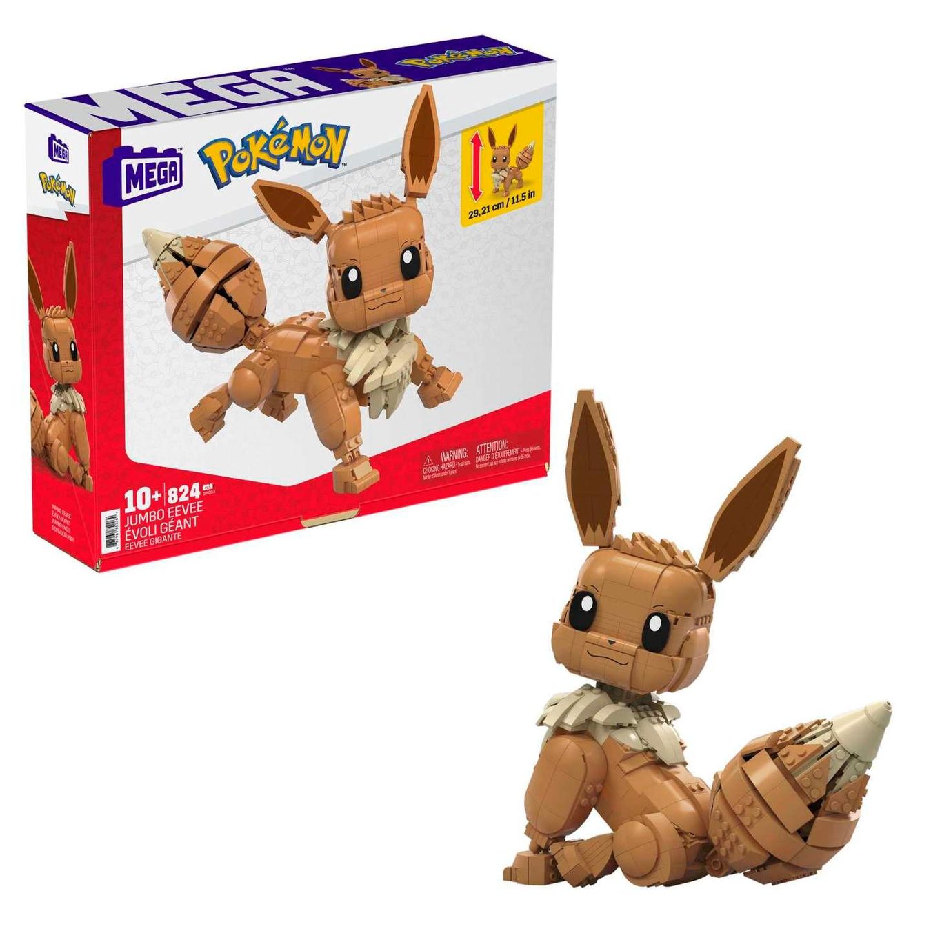 Mega Kit di costruzioni: Mega Construx Pokémon Jumbo Evoli GMD34 – Nuovo e nell'imballaggio originale da Basadingen venduto da tot_59zf