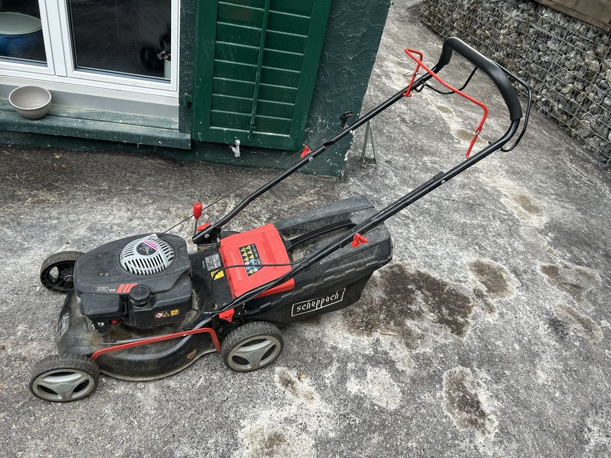 Scheppach Rasenmäher: Rasenmäher Scheppach MS150 mit Radantrieb – Gebraucht aus Uznach von MarcE04 1