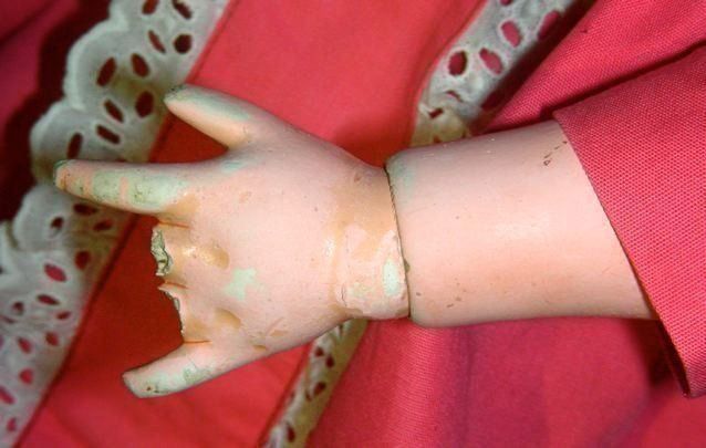Puppen: Echthaar Glieder-Puppe von ca. 1900 – Gebraucht aus Langnau am Albis von Evi2009 7