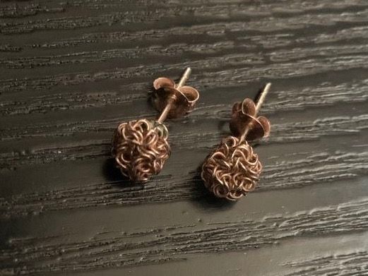 Orecchini pendenti & Orecchini a lobo: Ohrstecker, Silber rosévergoldet – Usato da Zürich venduto da Nora321 3