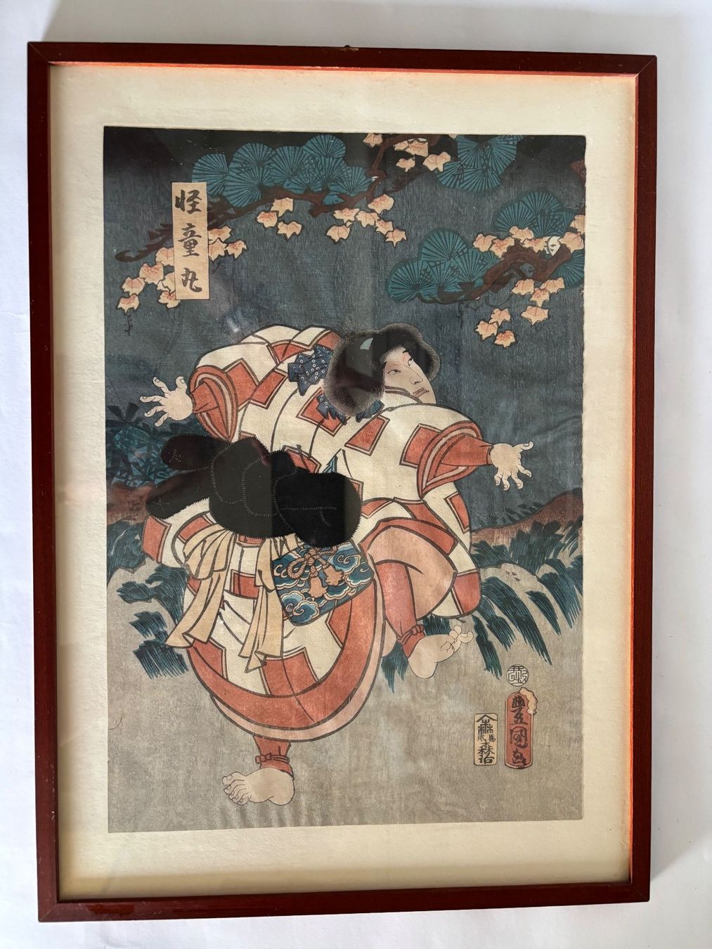 Holzschnitte: Japanischer Holzschnitt von Kunisada – Gebraucht aus rotkreuz von baudisch