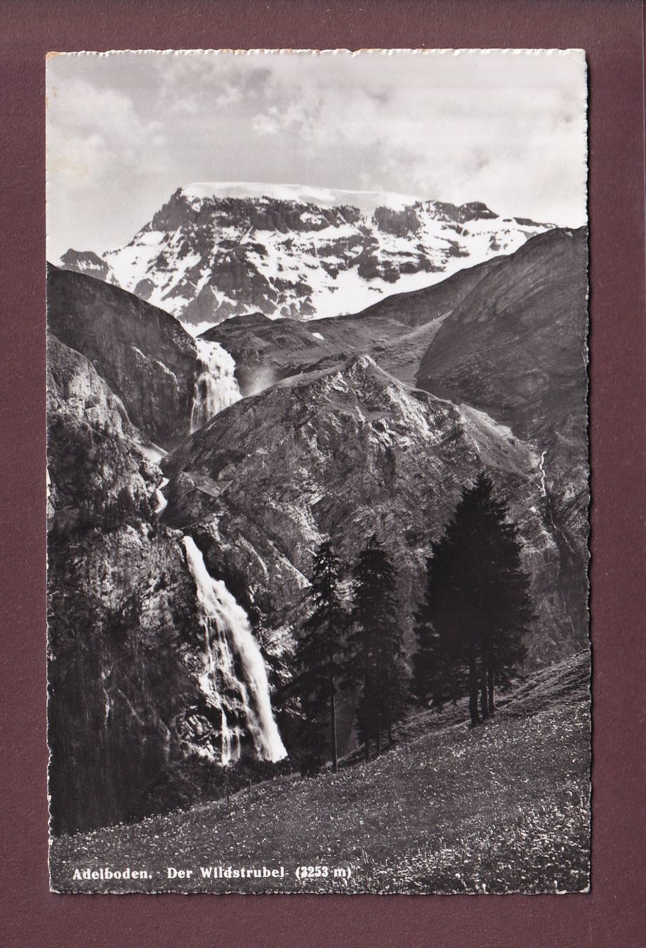 Ansichtskarten: Adelboden - WILDSTRUBEL – Gebraucht aus Pully von nicecards