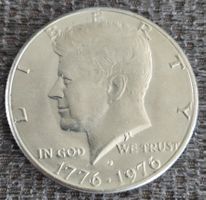USA Half Dollar 1776-1976 Kennedy Bicentennial Münze