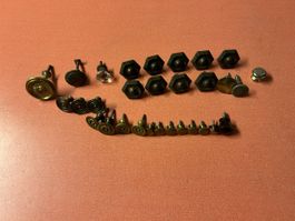 Konvolut Möbelknöpfe Messing antik guter gebrauchter Zustand