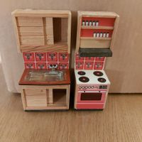 Puppenküche Lisa Dänemark Retro Vintage 70er Jahre bespielt