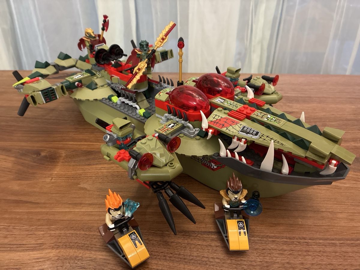 Lego Kit di costruzioni: Cragger’s Command Ship - Lego Chima - 70006 – Usato da luzern venduto da Himbeertobi