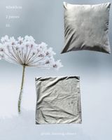 Housses de coussin grises