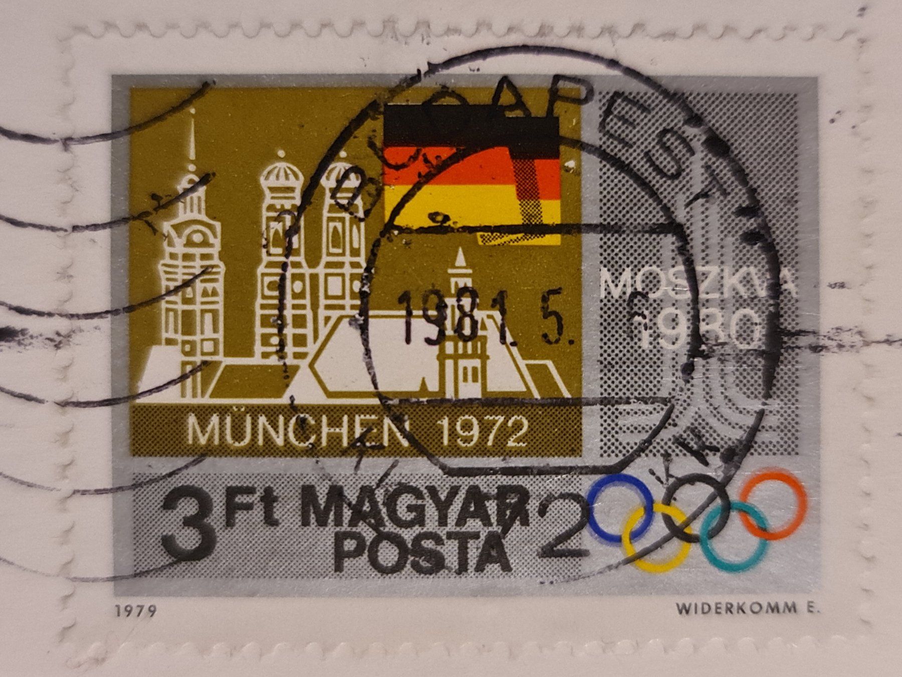 Ansichtskarten: Ansichtskarte Ungarn Budapest 1981 – Gebraucht aus Dintikon von Vexi 1