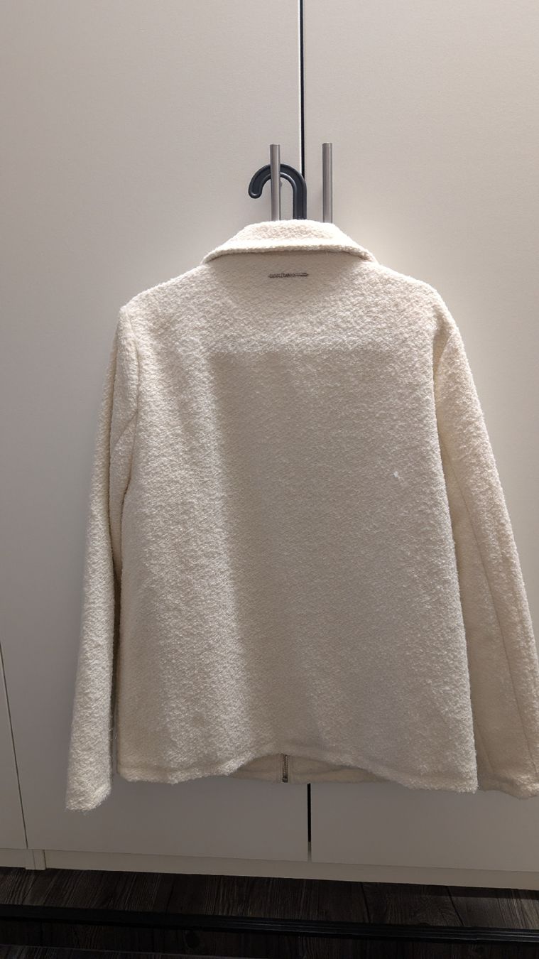 Giacche: Maniere De Voir Ivory Zip-Up Jacket - Size Large – Nuovo (secondo la descrizione) da Liestal venduto da ericx.oc 2