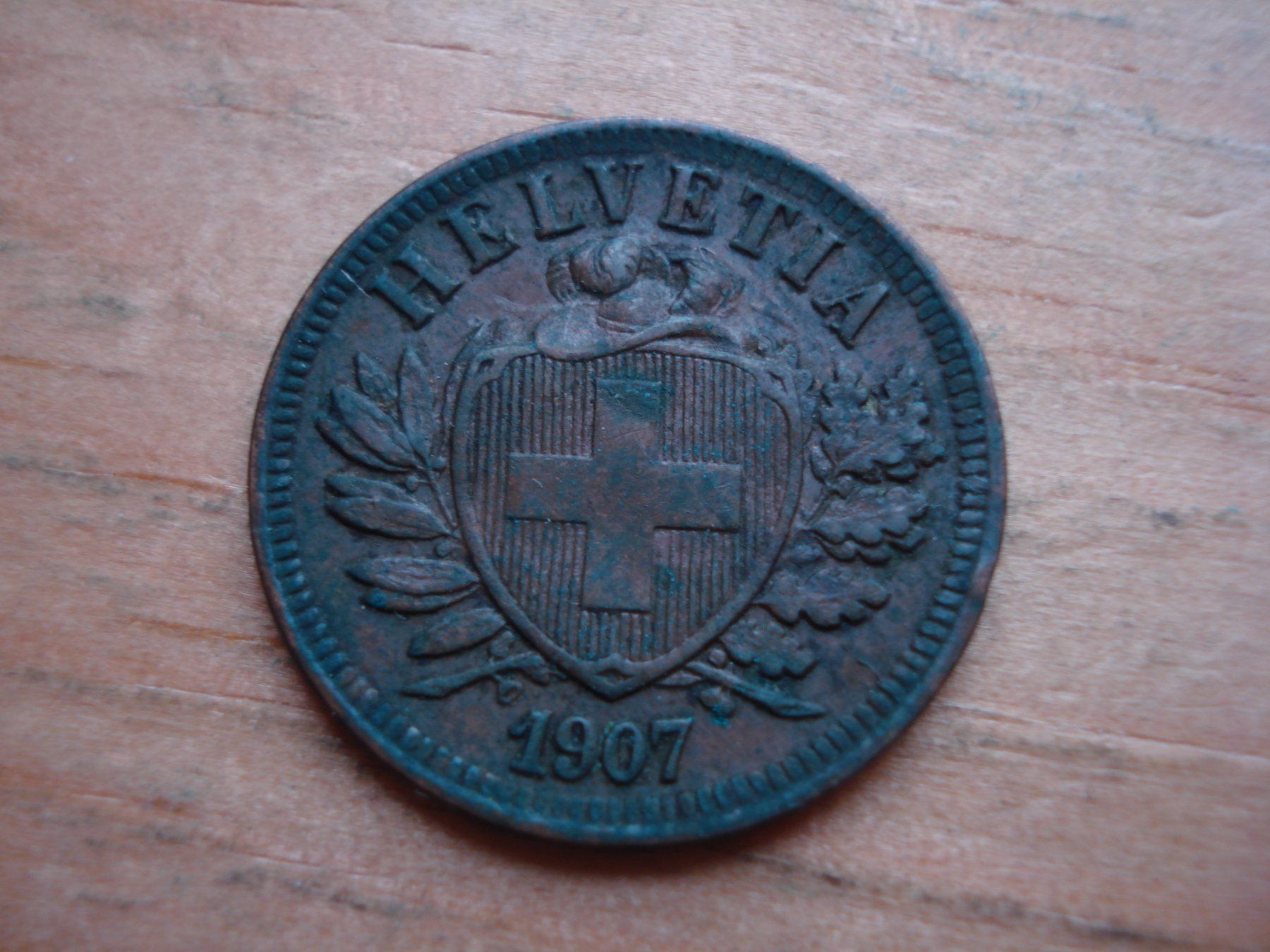 Tutti le monete: (W5) 2 Rappen 1907 – Usato da Erlach venduto da Net-Coins
