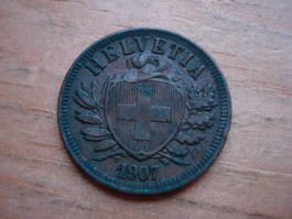 (W5) 2 Rappen 1907