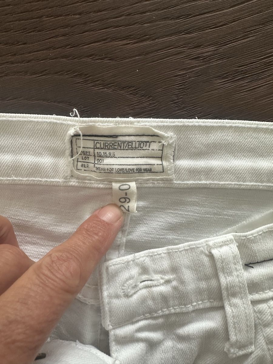 Jeans: Current Elliott Jeans Gr. 29 weiss- neu – Nuovo (secondo la descrizione) da Diepoldsau venduto da Soleil0425 1