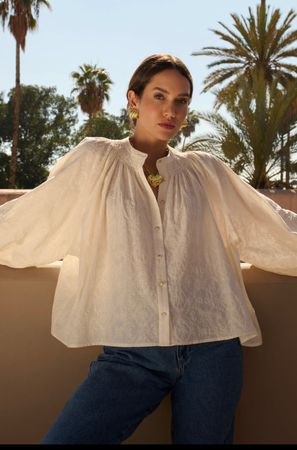Blouse blanche maison Stella et Suzie