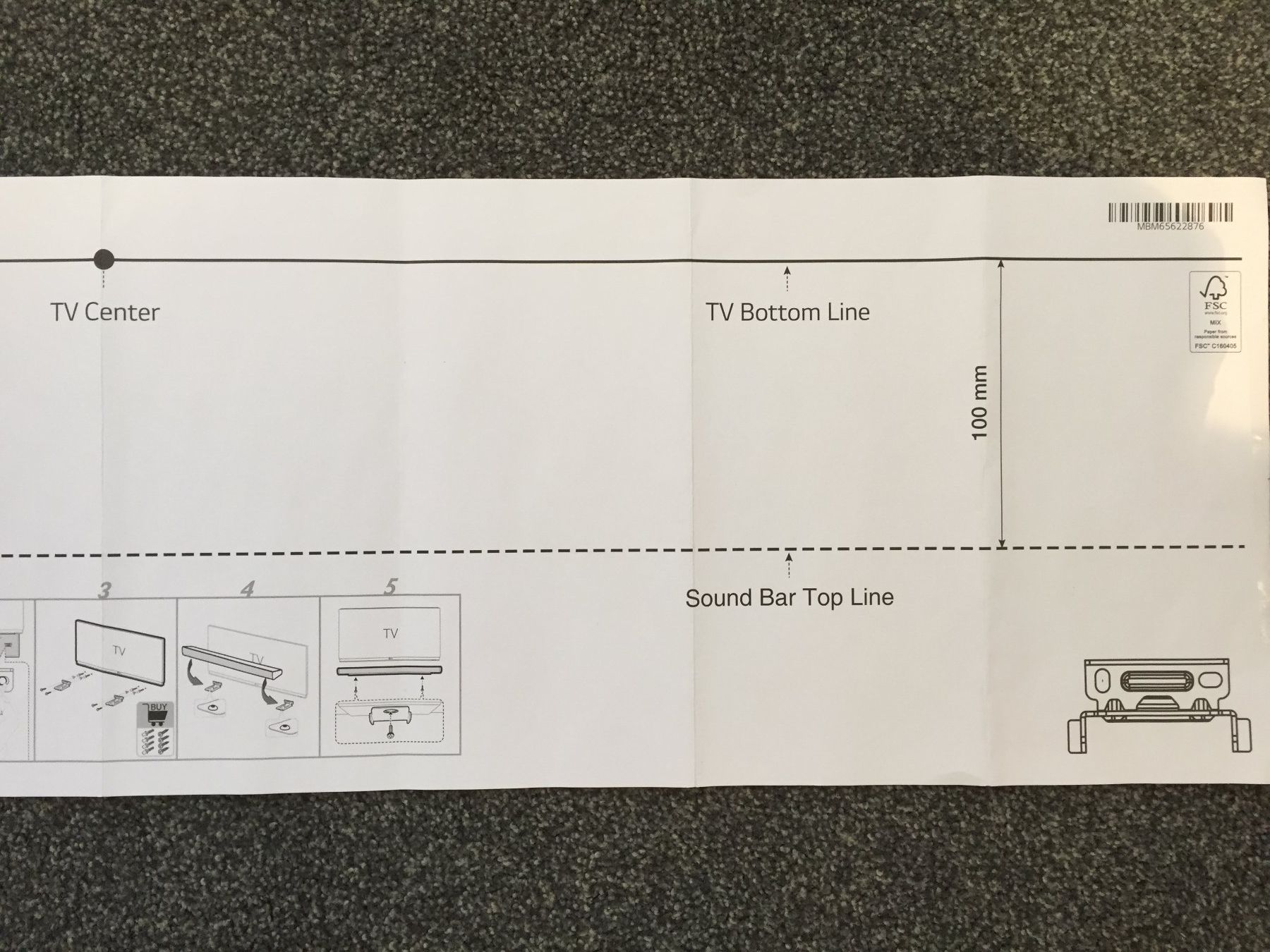 LG Supporti a parete: Wandhalter zu LG DSPYA9  Soundbar – Nuovo e nell'imballaggio originale da Würenlingen venduto da Schneiderhifi 4
