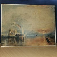 Originaldruck, J.M.W. Turner, Das Schleppboot, antik