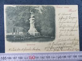BASEL 1899 HEBEL-DENKMAL BELEBT