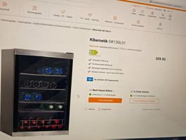 Neuer Getränkekühlschrank mit Kratzer  für 179,-