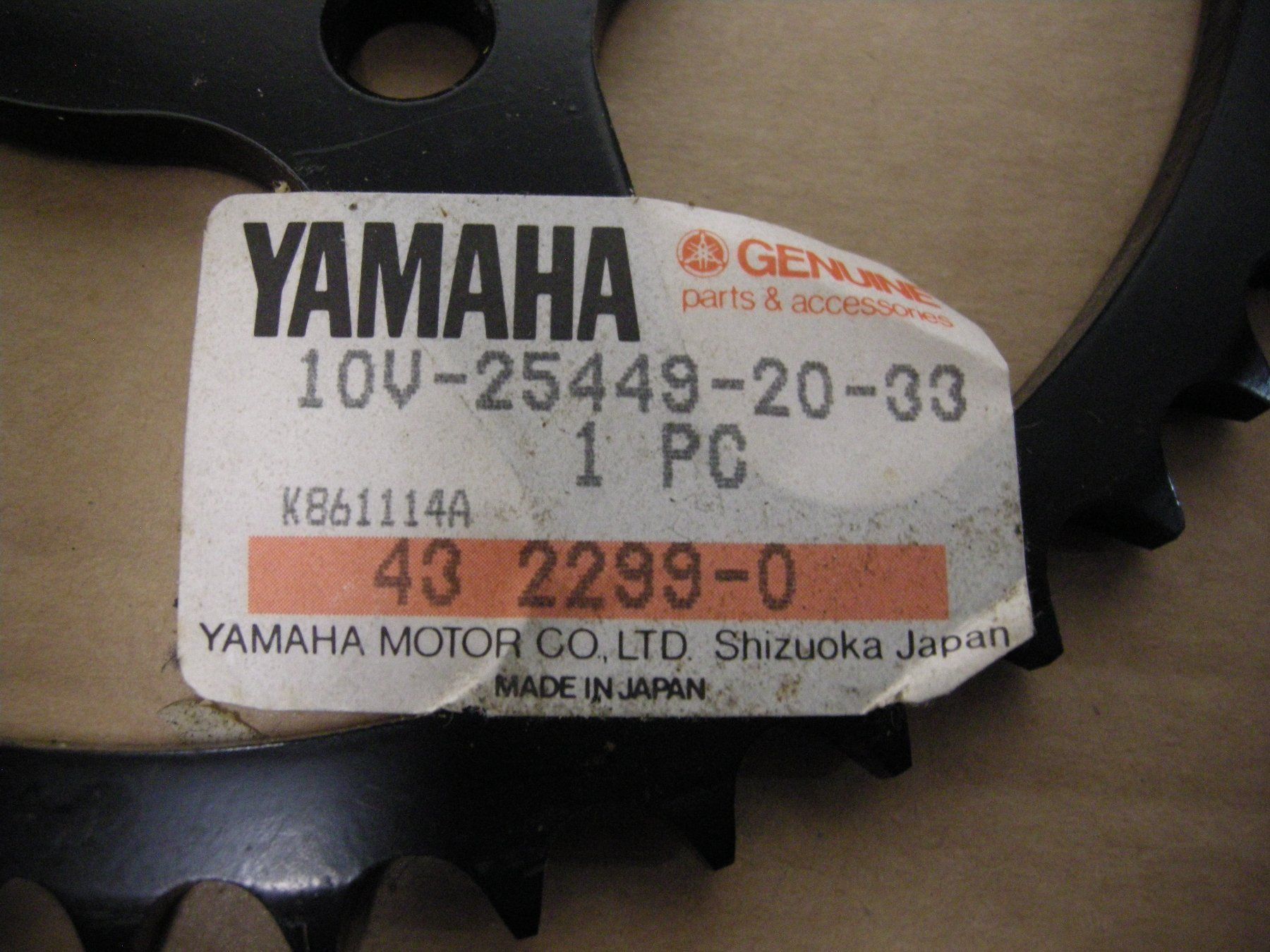 Ingressi: ketten ritzel, yamaha, Orginalteil, oldtimer, veteran, – Nuovo (secondo la descrizione) da Birmenstorf AG venduto da monza2011 4