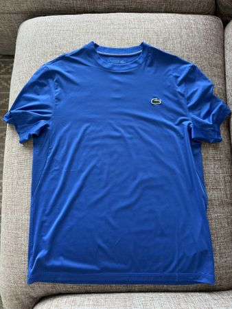 Lacoste Sport T-Shirt – Blau – Grösse L (Slim Fit)