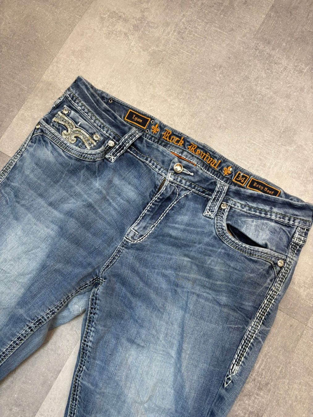 Jeans: Rock Revival Bootcut Flared Jeans - Grösse XL/34 – Nuovo (secondo la descrizione) da Werdenberg venduto da hase.vintage 3