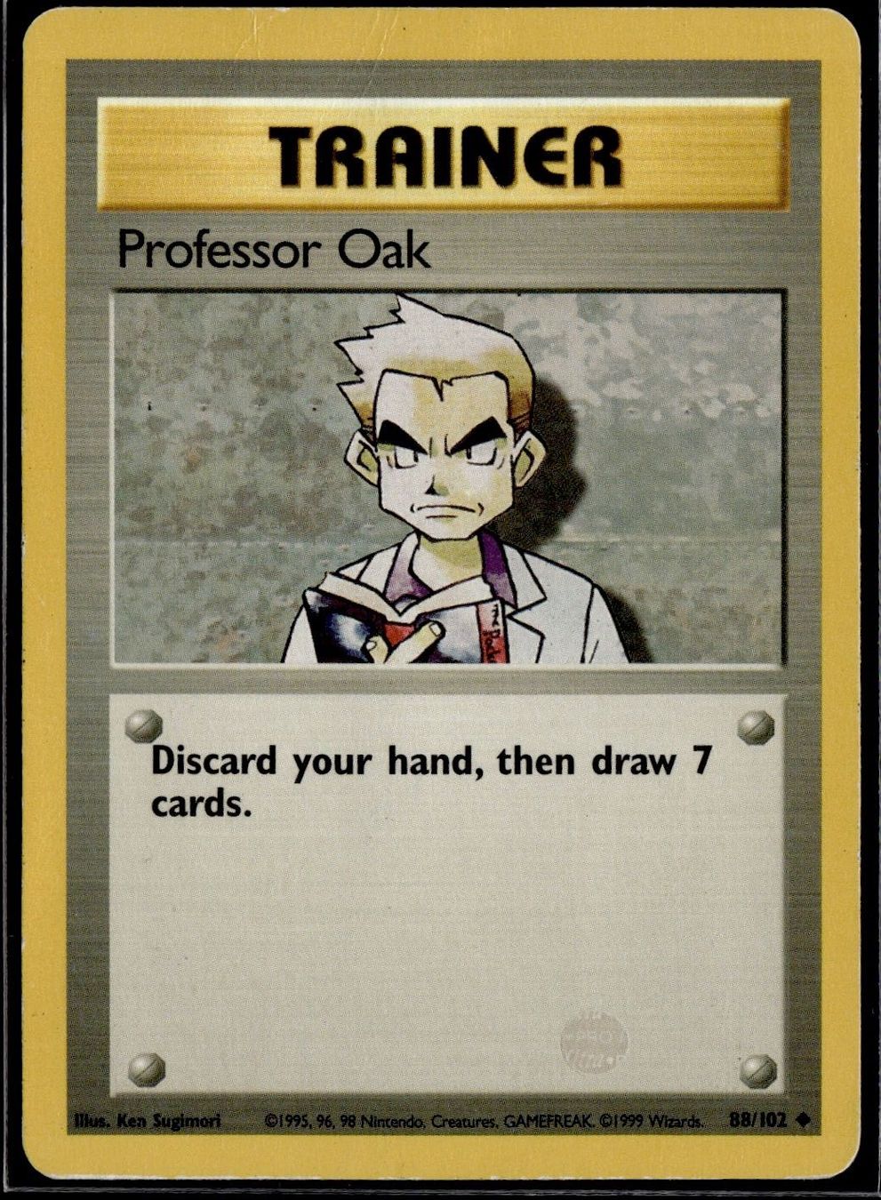 Pokémon Carte collezionabili: Professor Oak 88/102 Base Set – Usato da Zürich venduto da pokemon_cards