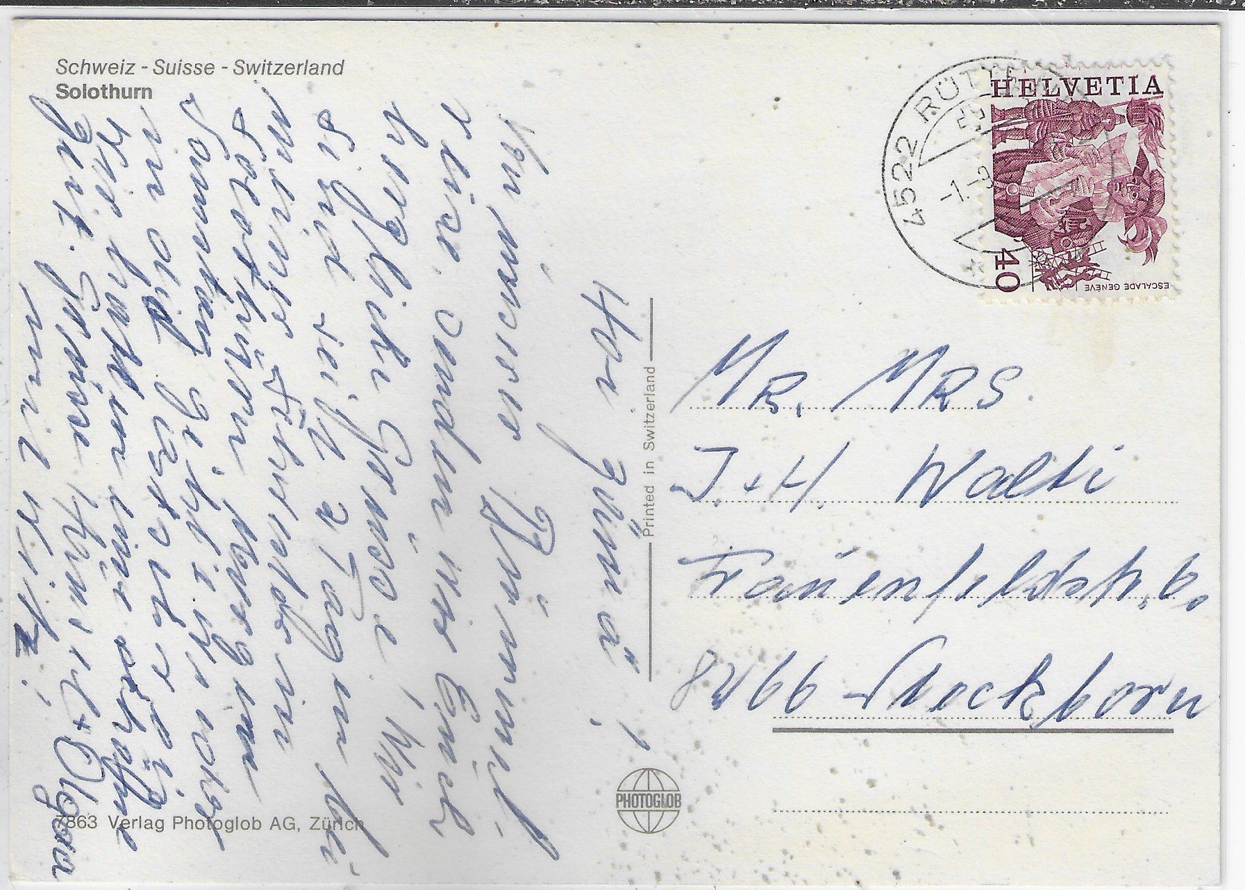 Cartes postales: Solothurn - Multiview – D'occasion à Ettingen par Kartenplanet 1