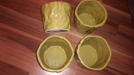 3  Blumentöpfe grūn mittel K41